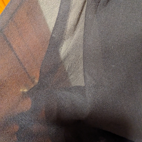 Badgley Mischka Vintage Black Silk Lace Beaded Cocktail Dress - Picture 9 of 11